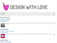 Tablet Screenshot of designwithlove.net